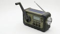 Emergency Survival Radio with Hand Crank, Solar Panel, Flashlight Royalty Free Stock Photo