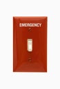 Emergency switch. Royalty Free Stock Photo