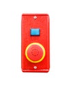 Emergency switch button Royalty Free Stock Photo