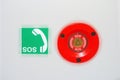 Emergency switch Royalty Free Stock Photo