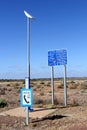 Emergency Satellite Telephone at Stuart Highway, Australia