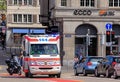Emergency van in Zurich, Switzerland