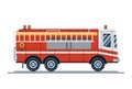 Emergency vehicle fire engine truck