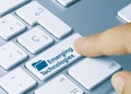 Emerging Technologies - Inscription on White Keyboard Key Royalty Free Stock Photo