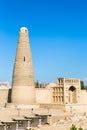 Emin minaret, or Sugong tower, in Turpan, is the largest ancient Islamic tower in Xinjiang, China.