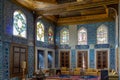 Yeni Cami Hunkar Kasri museum interior view. Classic Ottoman Turkish architecture house