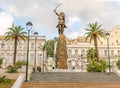 Emir Abdelkader place in Algiers Royalty Free Stock Photo