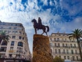 Emir Abdelkader Square in Algiers Royalty Free Stock Photo