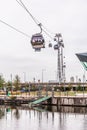 Emirates Air-line cable car, London, England Royalty Free Stock Photo