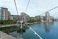 Emirates Air Line cable cars, London, England Royalty Free Stock Photo