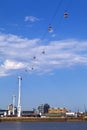 Emirates Air Line (Thames Cable Car) in London Royalty Free Stock Photo