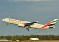 Emirates Airbus A330 Royalty Free Stock Photo