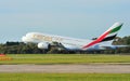 Emirates Airbus A380 Royalty Free Stock Photo