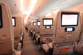 Emirates Airbus A380 aircraft interior