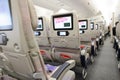 Emirates Airbus A380 aircraft interior