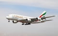 Emirates Airbus A380 Royalty Free Stock Photo