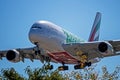 Emirates Airbus A380-800 With Expo 2020 Livery Close Up View Royalty Free Stock Photo