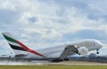 Emirates airbus A380 Royalty Free Stock Photo