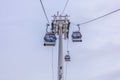 Emirates airline cable car, London, England. Royalty Free Stock Photo