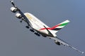 Emirates Airlines Airbus A380. Royalty Free Stock Photo