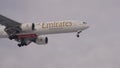 Emirates Boeing 777 Prepares for Landing