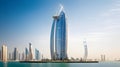 Emirates,Etihad Towers are five skyscrapers complex with 74 floors is the third tallest building in Abu Dhabi.