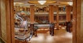 Emirates Palace with luxurious golden interior in Abu Dhabi, United Arab Emirates