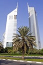 Emirates Towers in Dubai Royalty Free Stock Photo