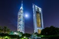 Emirates towers,Dubai,UAE Royalty Free Stock Photo