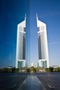 Emirates towers, Dubai, UAE Royalty Free Stock Photo