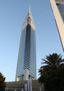 Emirates twin tower in Dubai United Arab Emirates Royalty Free Stock Photo