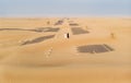 Emirati couple in a desert