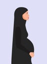 Emirati Pregnant Lady. Emirate pregnant woman