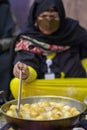 Emirati women cook traditional emirati food