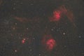 Flaming Star Nebula Royalty Free Stock Photo