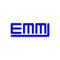 EMM letter logo creative design with vector graphic, EMM logo Royalty Free Stock Photo
