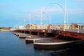 Emma bridge Willemstad with colored houses