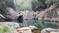 Emma Gorge Pool and Boulders Kimberley Western Australia Royalty Free Stock Photo