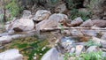 Emma Gorge Pool and Boulders Kimberley Western Australia Royalty Free Stock Photo