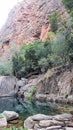 Emma Gorge Pool and Boulders Kimberley Western Australia Royalty Free Stock Photo