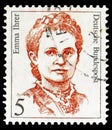 Emma Ihrer 1857-1911, politician and trade union activist, Women in German History serie, circa 1989