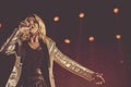 Emma Marrone live concert 2019 Royalty Free Stock Photo