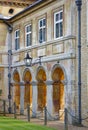 Emmanuel College arches Royalty Free Stock Photo