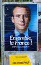 Emmanuel Macron portrait during Second round French Presidential