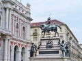 Emmanuel Philibert duke of Savoy in Turin Royalty Free Stock Photo