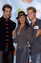 Emmanuelle Chriqui,Joey Fatone,Lance Bass,NSYNC,*NSYNC Royalty Free Stock Photo