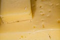 Emmental cheese detail Royalty Free Stock Photo