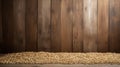 Emmer Grain Photograph with Studio Lighting on Wood Background