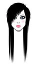 Emo girl Royalty Free Stock Photo