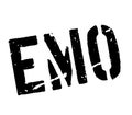 Emo rubber stamp